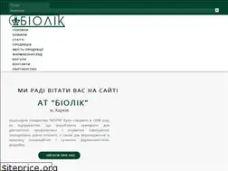 Sites similar to biolik.com.ua