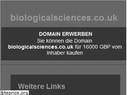 Sites similar to biologicalsciences.co.uk