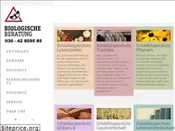 Sites similar to biologische-beratung.de