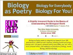 Sites similar to biologyaspoetry.com