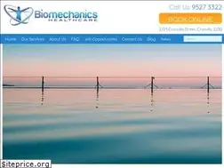Sites similar to biomechanicshealthcare.com.au