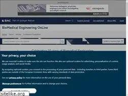 Sites similar to biomedical-engineering-online.com