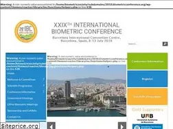 Sites similar to biometricconference.org