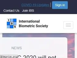 Sites similar to biometricsociety.org