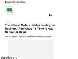 Sites similar to biomimicry.medium.com