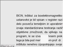 Sites similar to bion.si