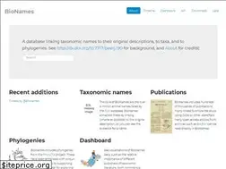 Sites similar to bionames.org