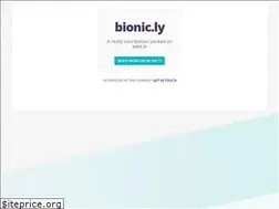 Sites similar to bionic.ly