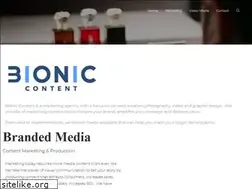 Sites similar to bioniccontent.com