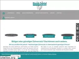 Sites similar to bionik-dental.de