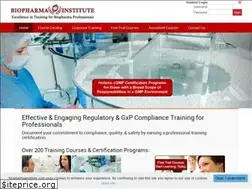 Sites similar to biopharmainstitute.com