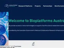 Sites similar to bioplatforms.com