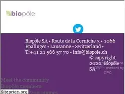 Sites similar to biopole.ch