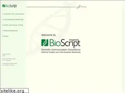 Sites similar to bioscript.de