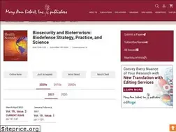Sites similar to biosecurityjournal.com