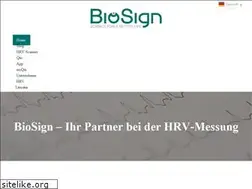 Sites similar to biosign.de