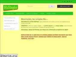 Sites similar to biosimples.com