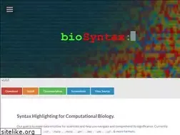 Sites similar to biosyntax.org