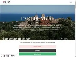 Sites similar to biot-tourisme.com