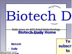 Sites similar to biotechdaily.com.au