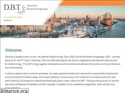 Sites similar to biotechnologietage-2012.de