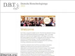 Sites similar to biotechnologietage.de