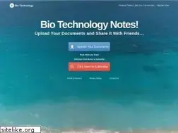 Sites similar to biotechnologynotes.com