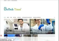 Sites similar to biotechtimes.org