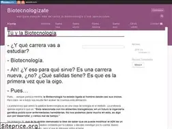 Sites similar to biotecnologizate.wikidot.com