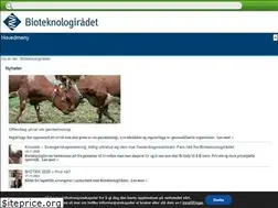Sites similar to bioteknologiradet.no