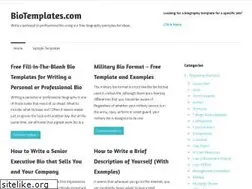 Sites similar to biotemplates.com