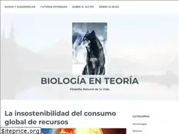 Sites similar to bioteoria.wordpress.com