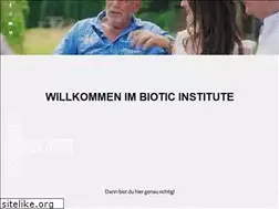 Sites similar to biotic-institute.com