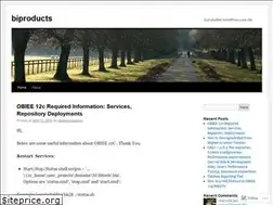Sites similar to biproducts.wordpress.com