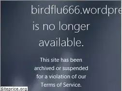 Sites similar to birdflu666.wordpress.com