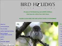Sites similar to birdholidays.co.uk