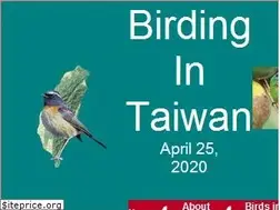 Sites similar to birdingintaiwan.com