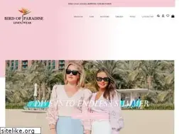 Sites similar to birdofparadiselinenwear.com