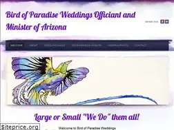 Sites similar to birdofparadiseweddings.com