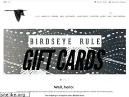Sites similar to birdseyerule.com