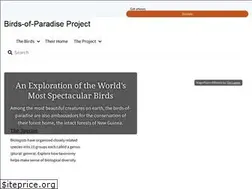 Sites similar to birdsofparadiseproject.org