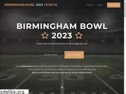 Sites similar to birminghambowl2021.com