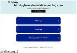 Sites similar to birminghamcriminaldefenseblog.com