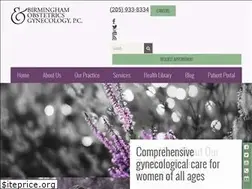 Sites similar to birminghamobgyn.com