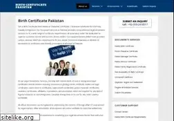 Sites similar to birthcertificatepakistan.com