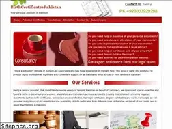 Sites similar to birthcertificatespakistan.com