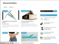Sites similar to birthcontrolsideeffects.net