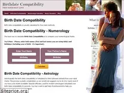 Sites similar to birthdatecompatibility.org