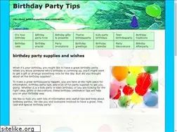 Sites similar to birthday-partytips.com