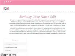 Sites similar to birthdaycakenameedit.com
